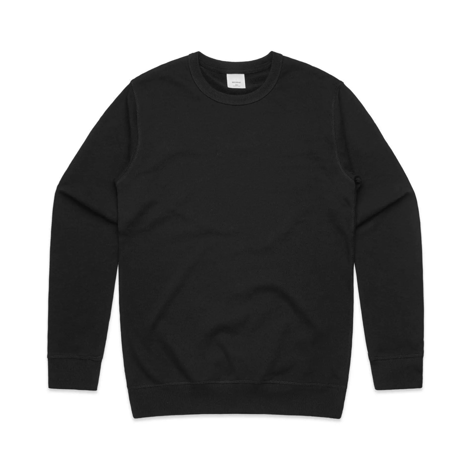 As Colour Men's premium crew 5121 Casual Wear As Colour BLACK XSM